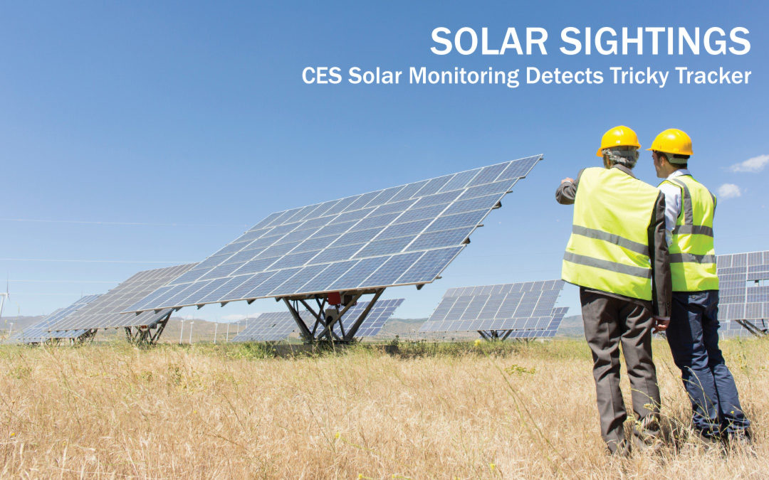 Solar Sightings – CES Solar Monitoring Detects Tricky Tracker