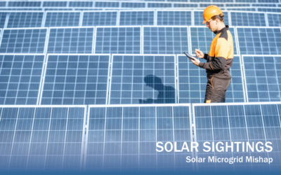 Solar Sightings – Solar Microgrid Mishap